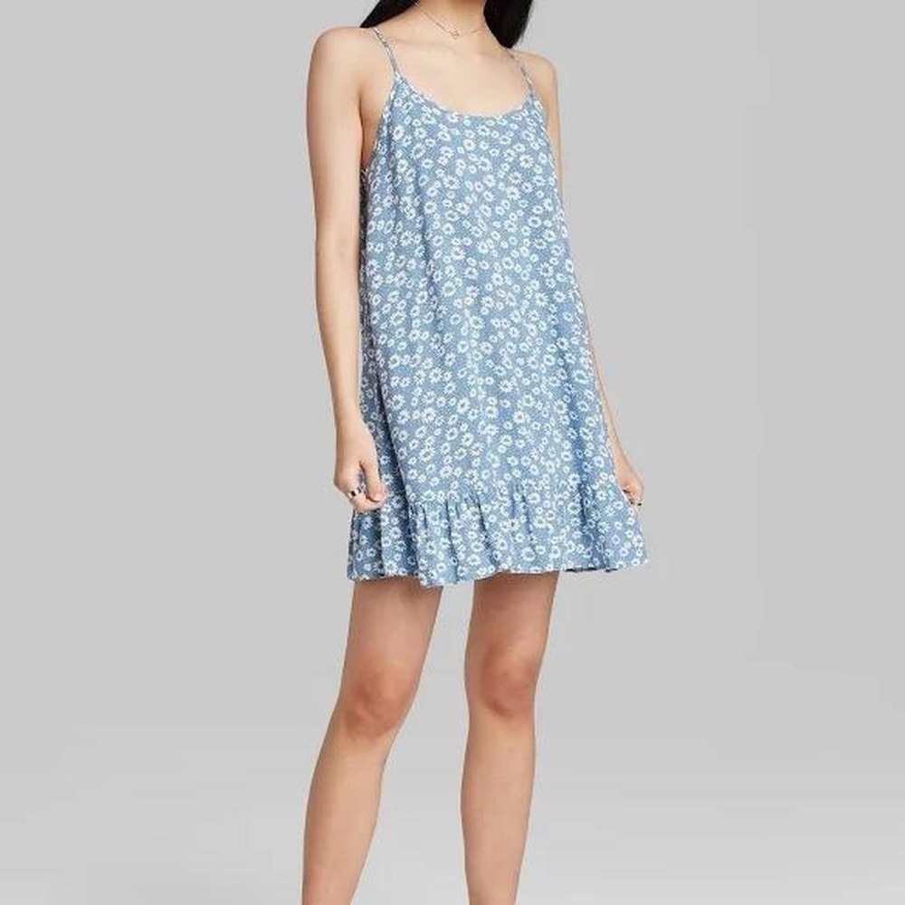 Wild Fable Blue and White Floral Dress
